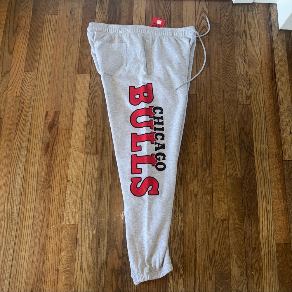 Ultra Game Men's NBA Sweatpants Chicago Bulls Logo w/ Pockets Size XL - Picture 4 of 9